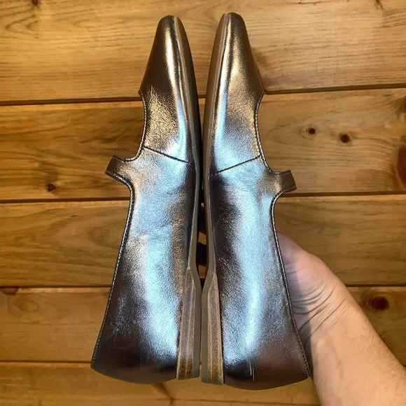Anthropologie Metallic Flats - Picture 5 of 7